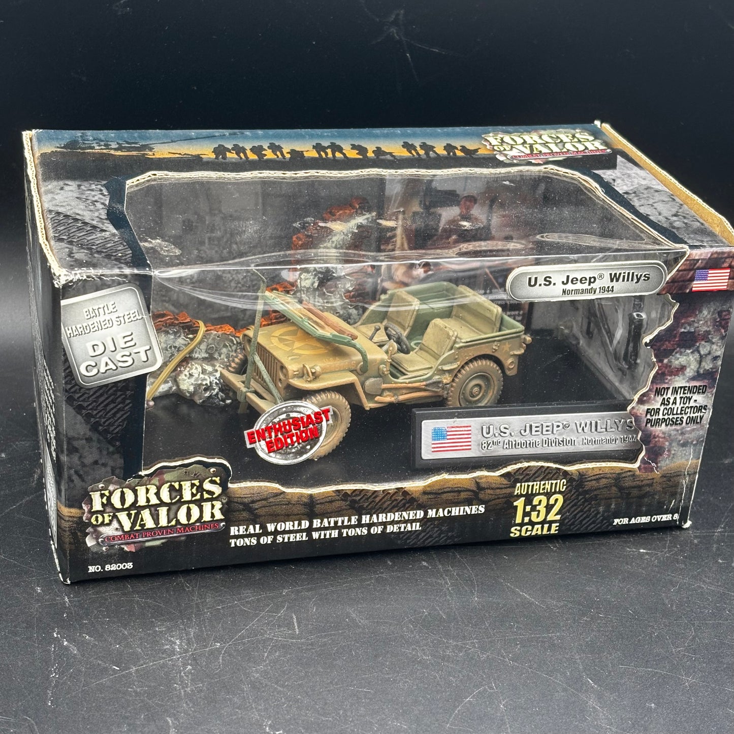 U.S. Jeep Willys ; 82nd Airborne Division (Forces of Valor (Unimax), 1/32)