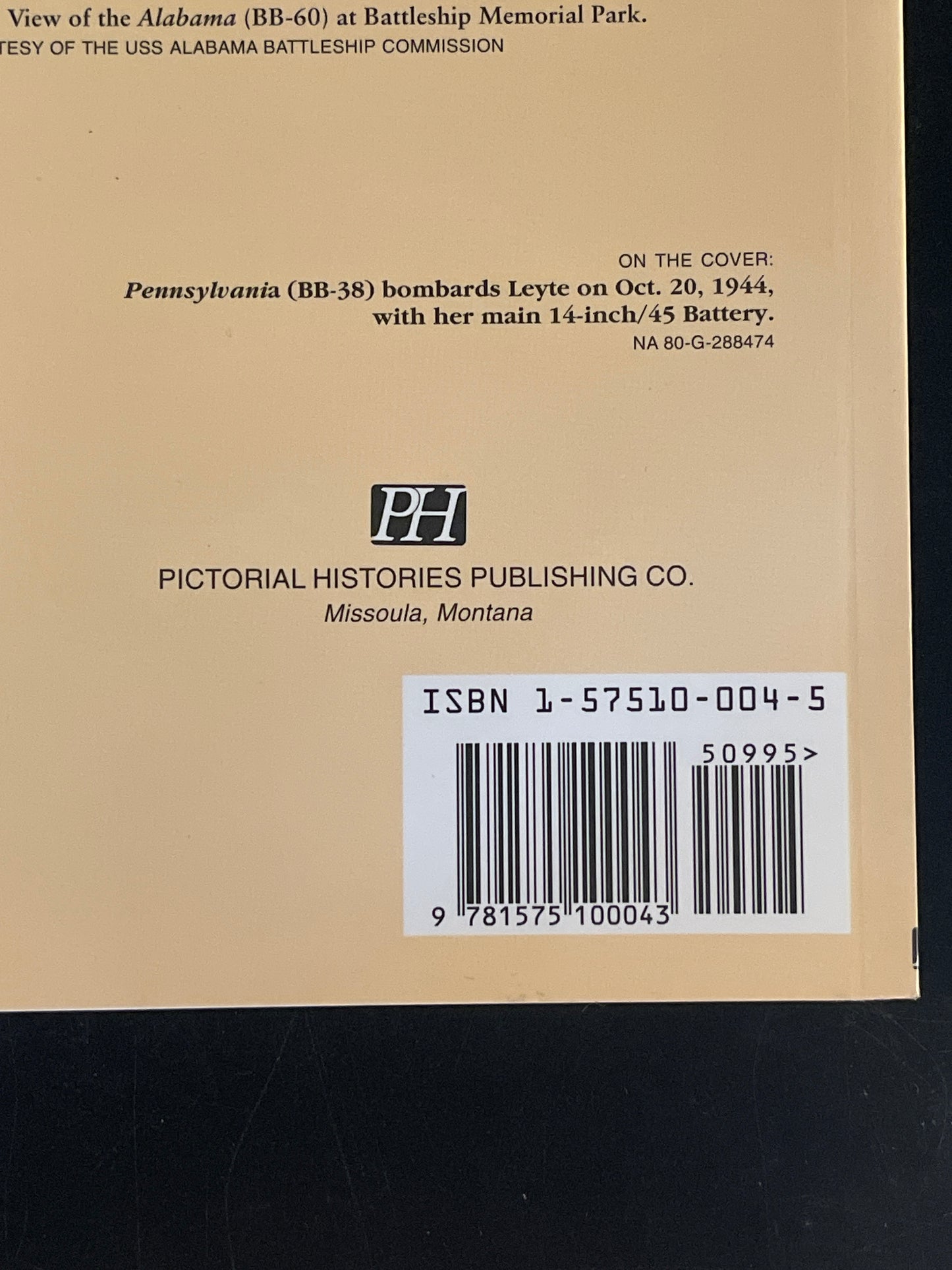 American Battleships A Pictorial History of BB-1 to BB-71, with Prototypes Maine & Texas