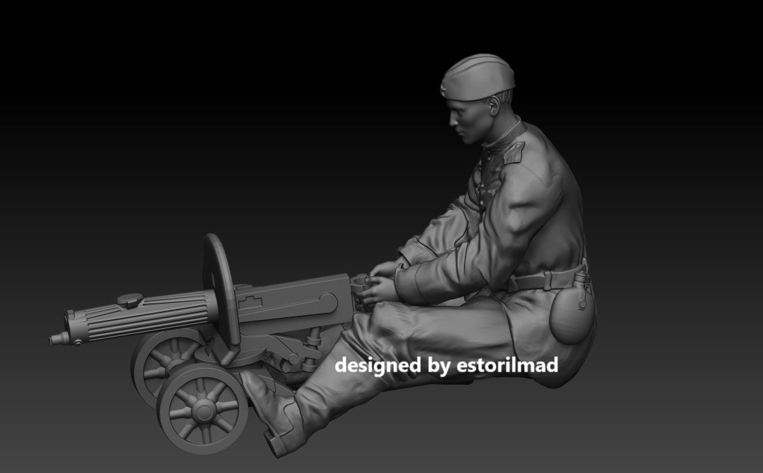 Red Army Defense: Russian Maxim M1910 Gunner