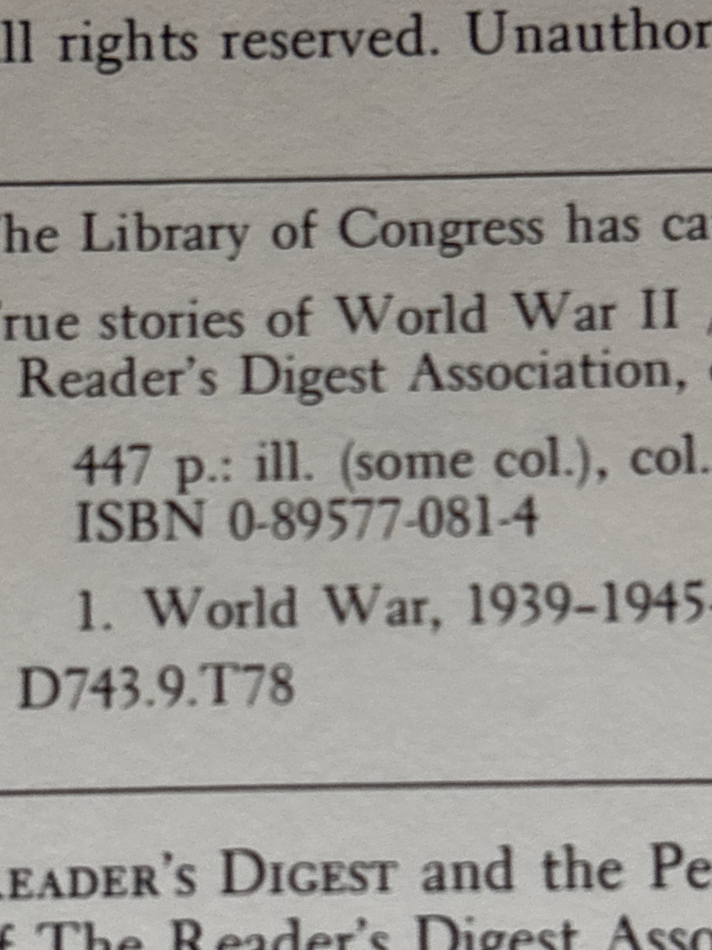 True Stories of World War II