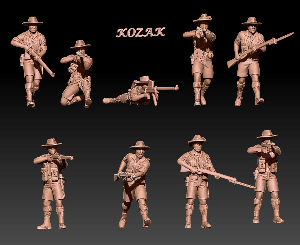 British Australian Infantry North Africa Set 2