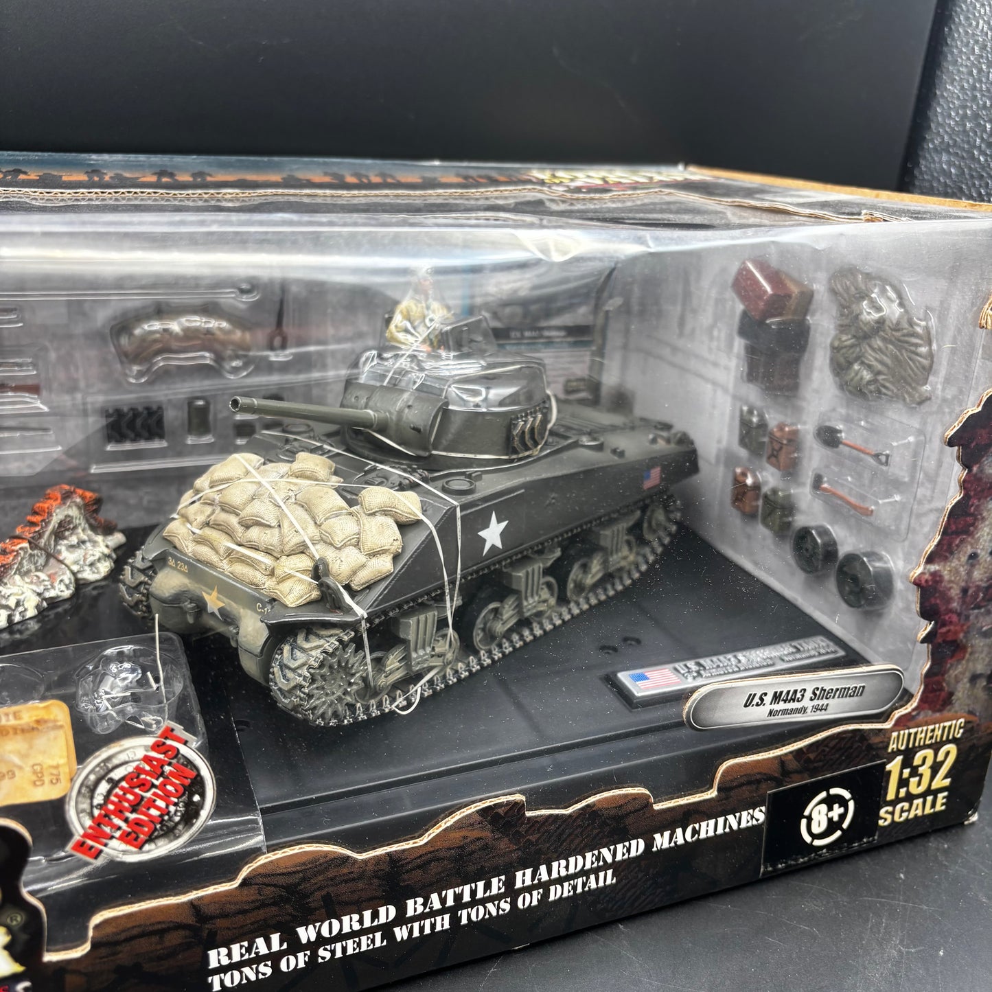 U.S. M4A3 Sherman ; 3rd Armored Division 'Spearhead', 33rd or 34th Armored Regiment (Forces of Valor (Unimax), 1/32)