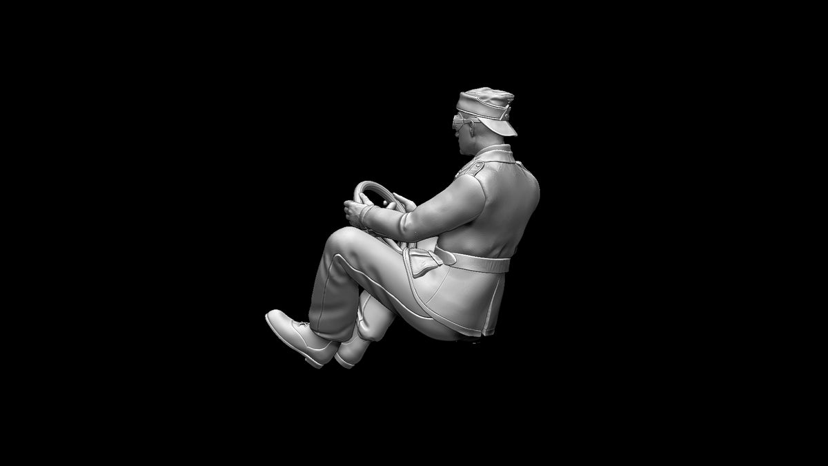 Driver Soldier Afriсa Korps SdKfz 251 – 1/16 scale