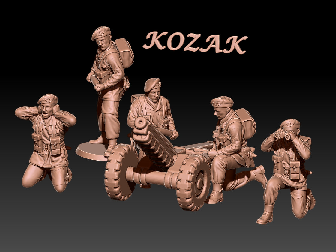 British Paras Howitzer (Berets)