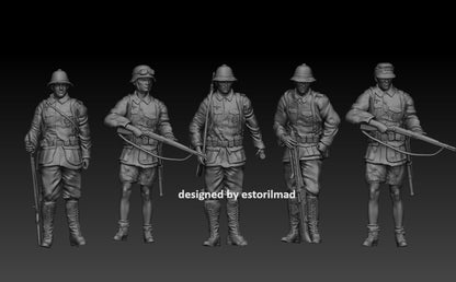Desert Calm: Afrika Korps Resting Squad