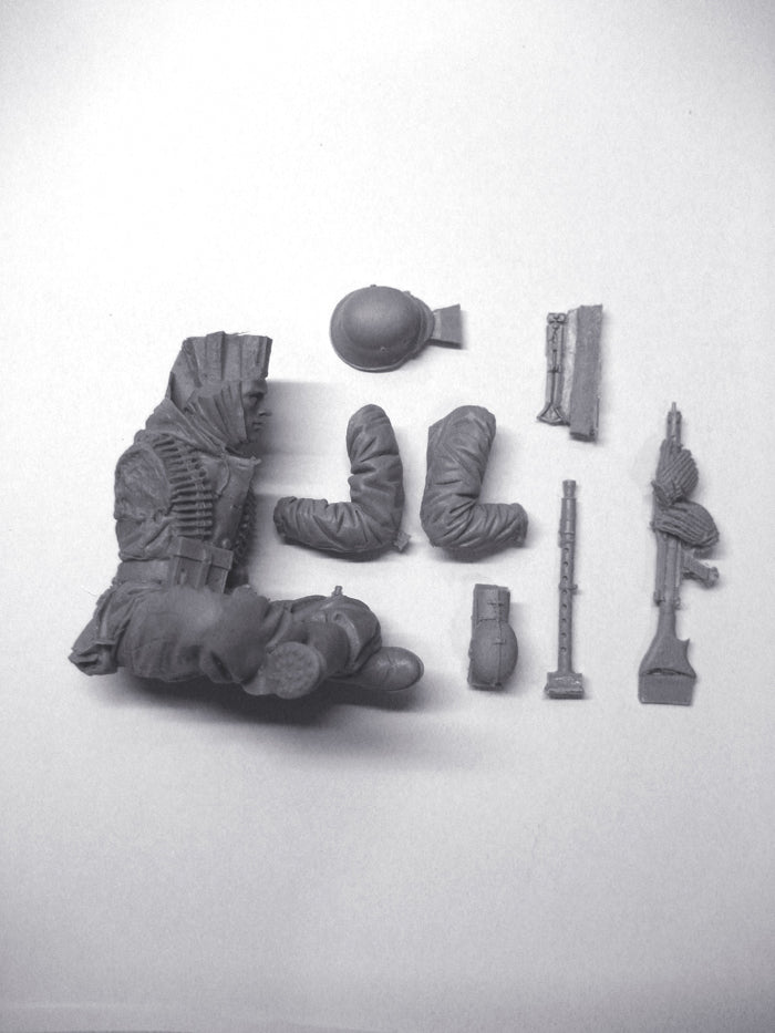 Jeff Shiu 1/16 Winter Panzer Riders 1943-44 Part II resin figure kit, photo 8
