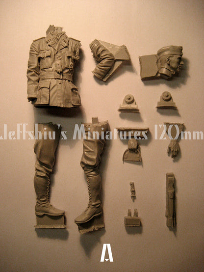 Jeff Shiu 1/16 21. Panzer-Division Sidi Rezegh 1941 resin figure parts, photo 11