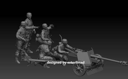 Iron Defense: Fallschirmjäger PaK 40 Crew