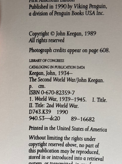 The Second World War: An Illustrated History