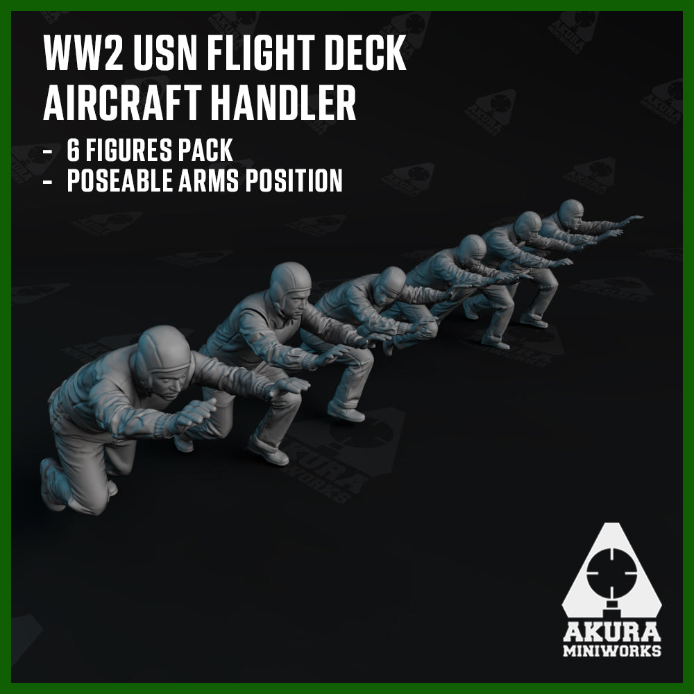 WW2 USN Aircraft Handler Figures