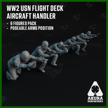 WW2 USN Aircraft Handler Figures