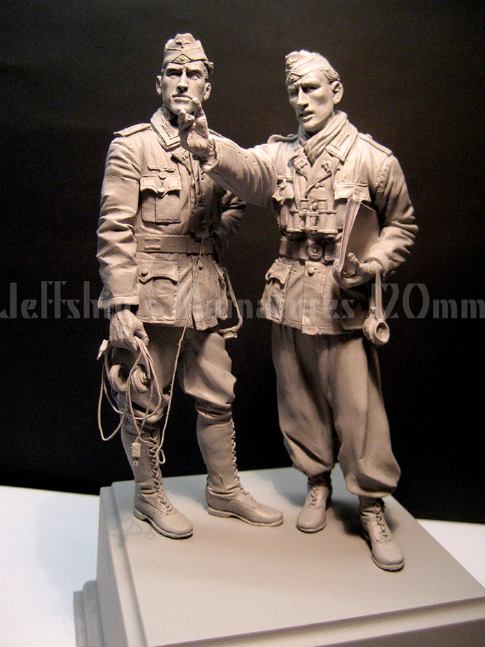 Jeff Shiu 1/16 21. Panzer-Division Sidi Rezegh 1941 resin figures, photo 3