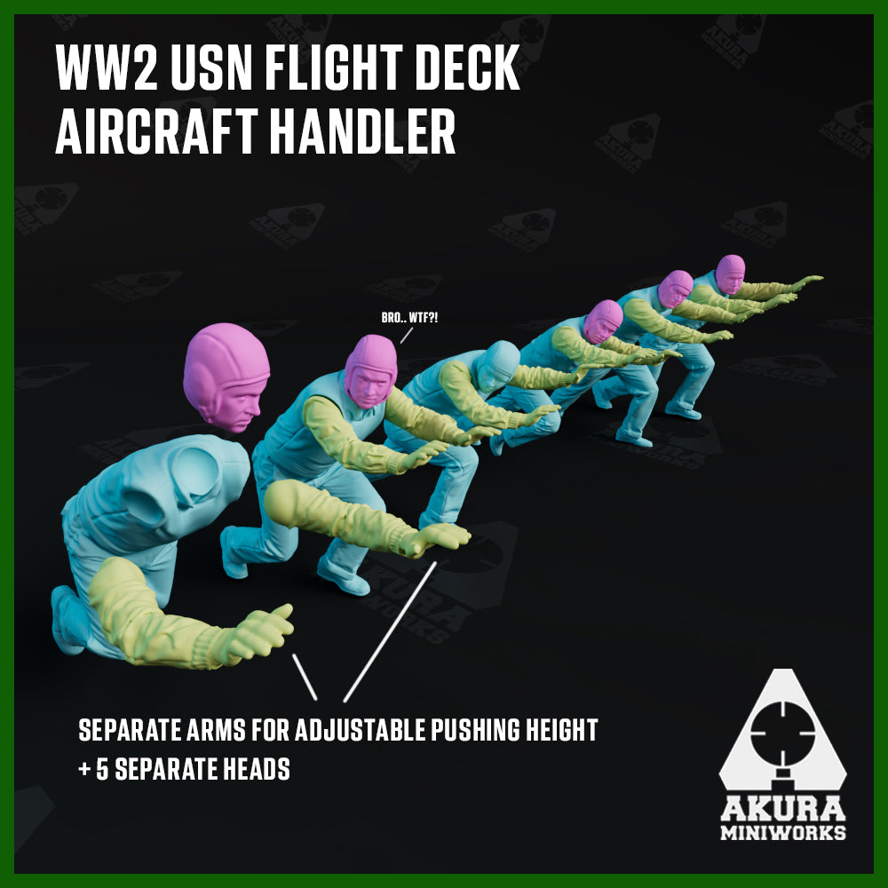 WW2 USN Aircraft Handler Figures