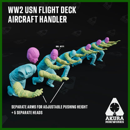 WW2 USN Aircraft Handler Figures