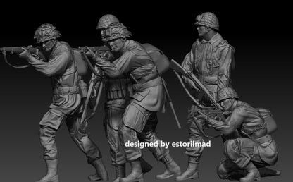 Airborne Vanguard: US Paratrooper Combat Squad