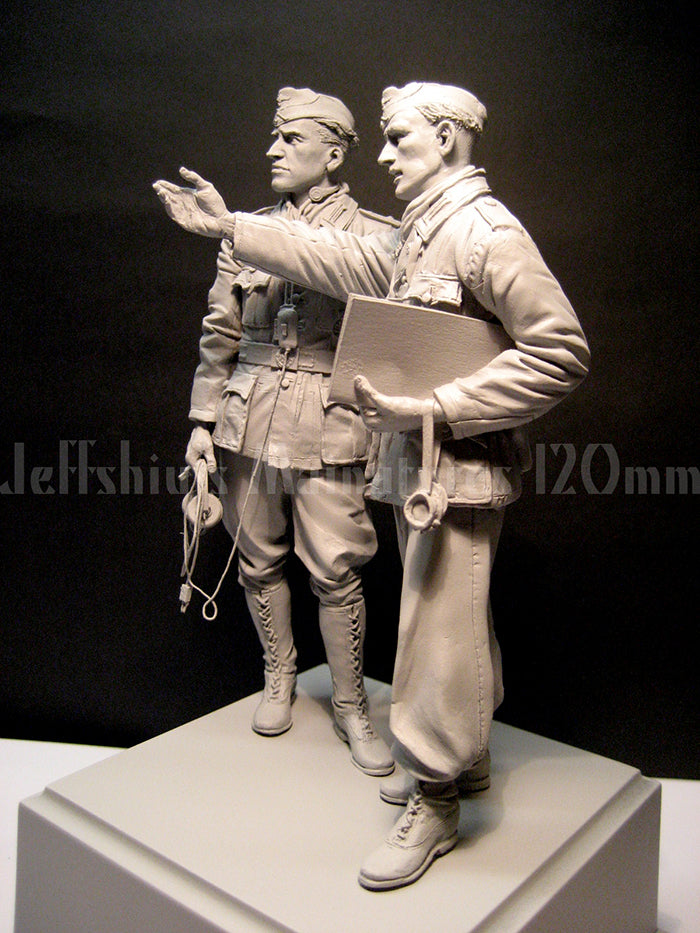 Jeff Shiu 1/16 21. Panzer-Division Sidi Rezegh 1941 resin figures, photo 4