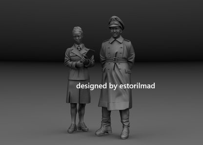 Command Hierarchy: SS General and Helferin