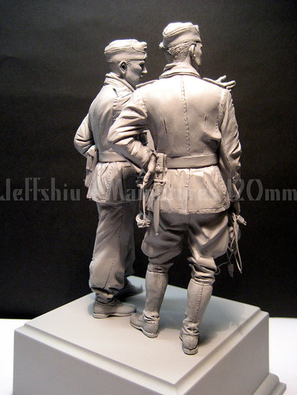 Jeff Shiu 1/16 21. Panzer-Division Sidi Rezegh 1941 resin figures, photo 6