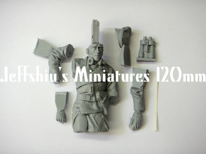 Jeff Shiu 1/16 Tiger I Early Type Tank Commander resin figure kit, photo 5