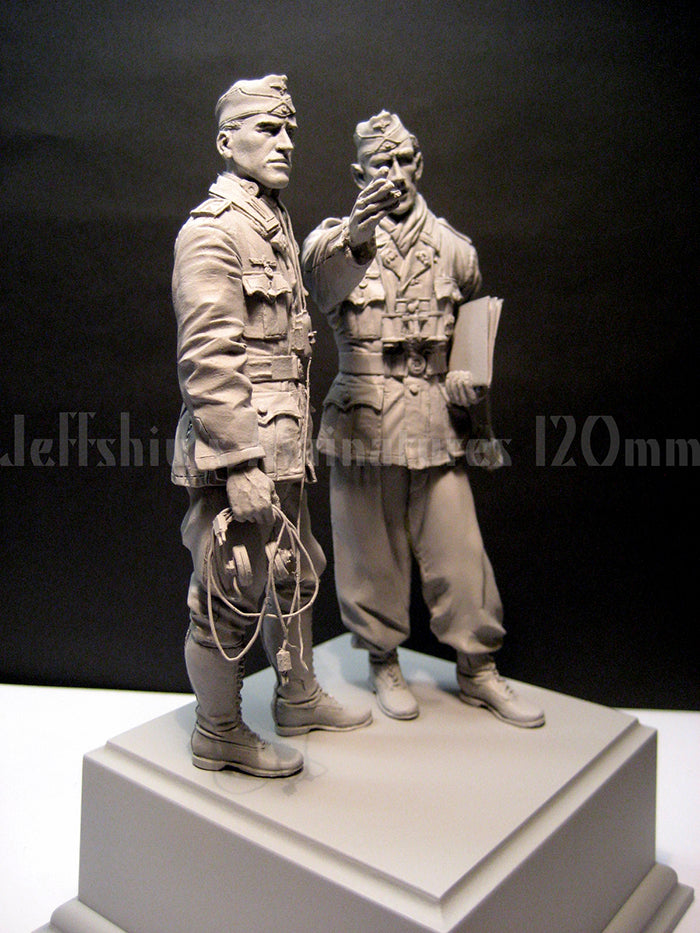 Jeff Shiu 1/16 21. Panzer-Division Sidi Rezegh 1941 resin figures, photo 7