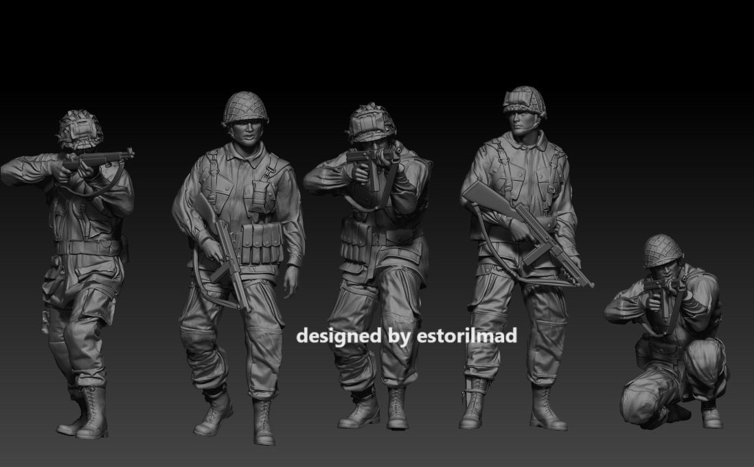 Airborne Vanguard: US Paratrooper Combat Squad