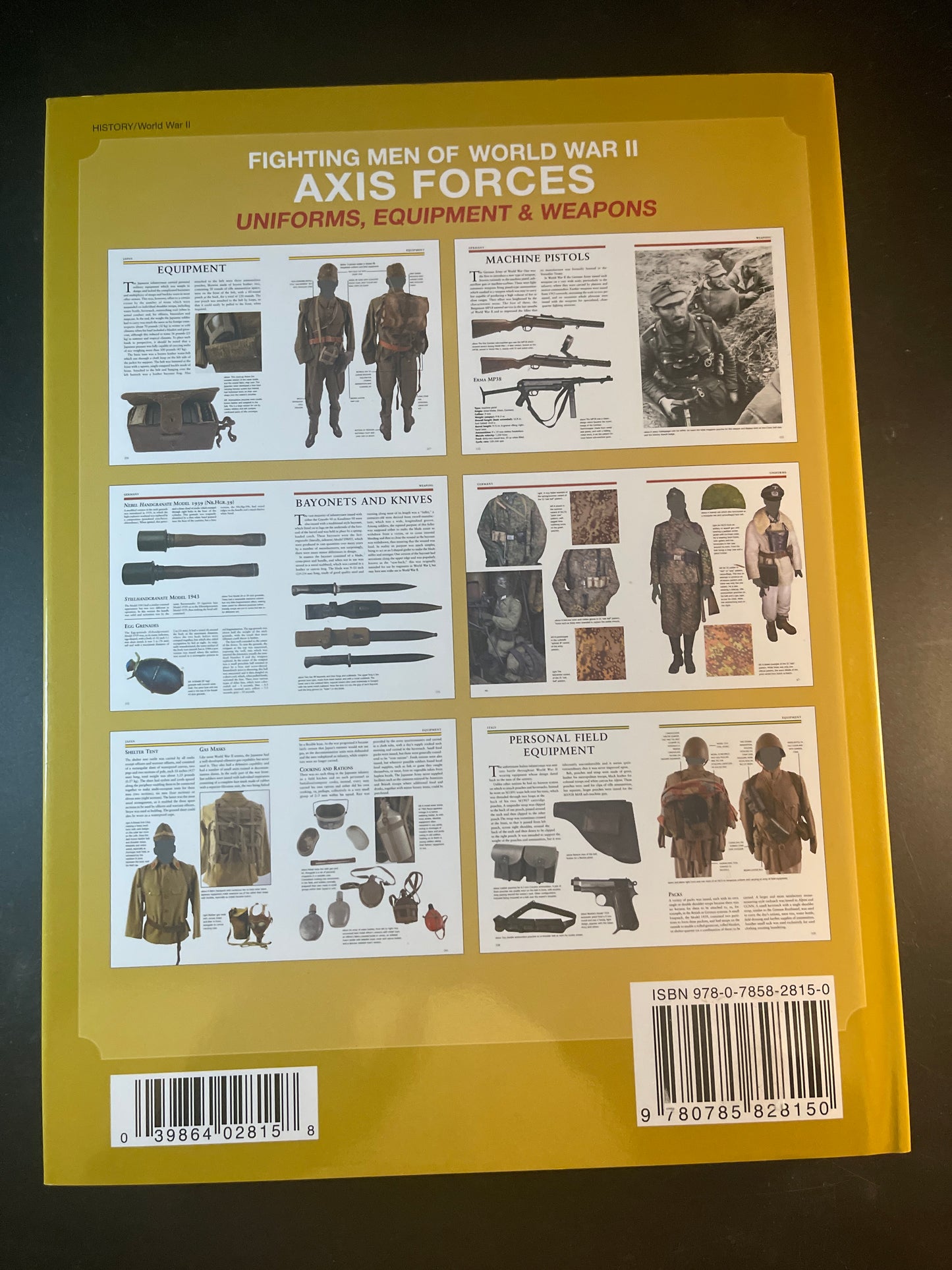 Fighting Men of World War II Axis Forces Uniforms, Equipment & Weapons