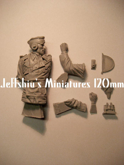Jeff Shiu 1/16 WWII German Tank Commander resin figure kit, photo 9