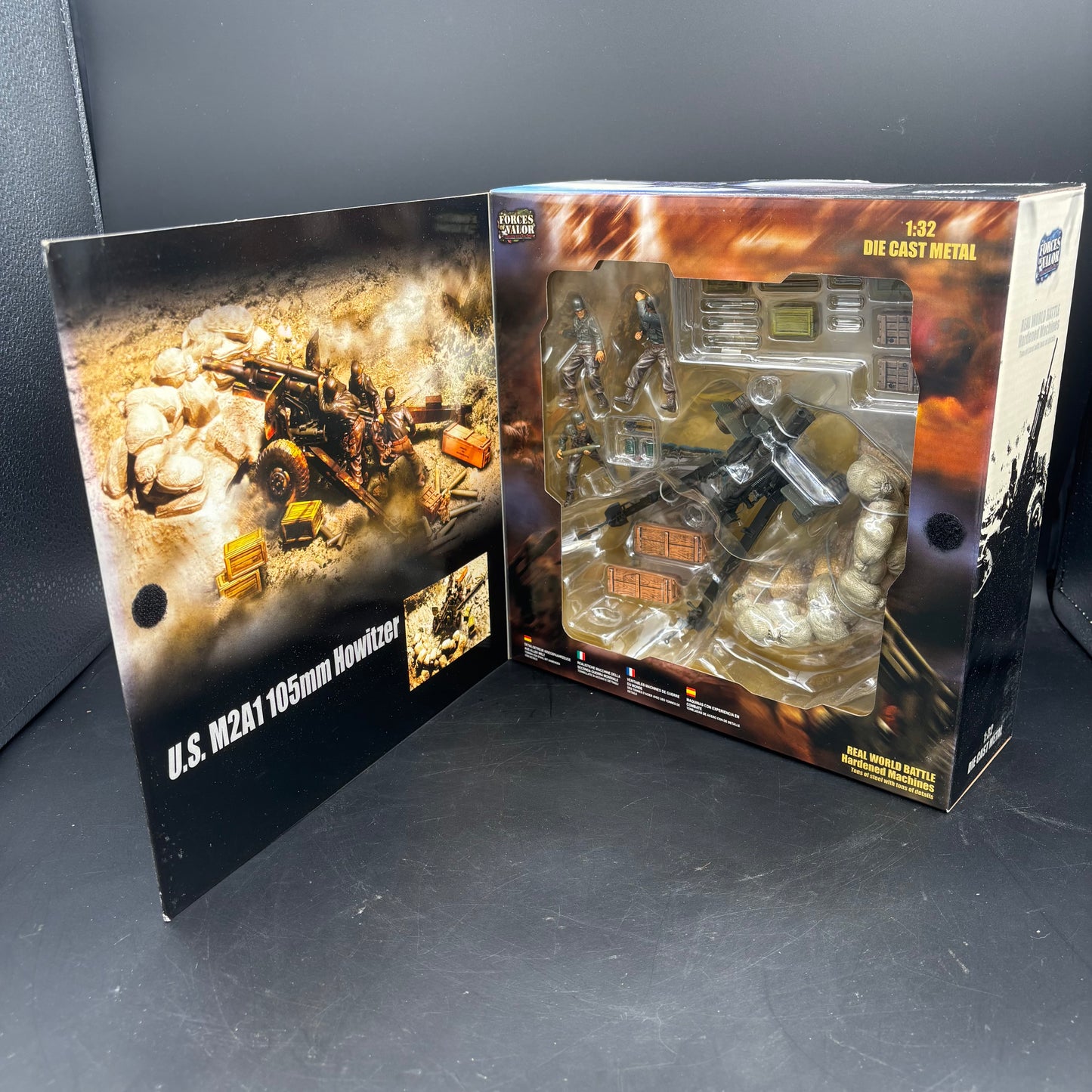 U.S. M2A1 105mm Howitzer ; US Army  (Forces of Valor (Unimax), 1/32)