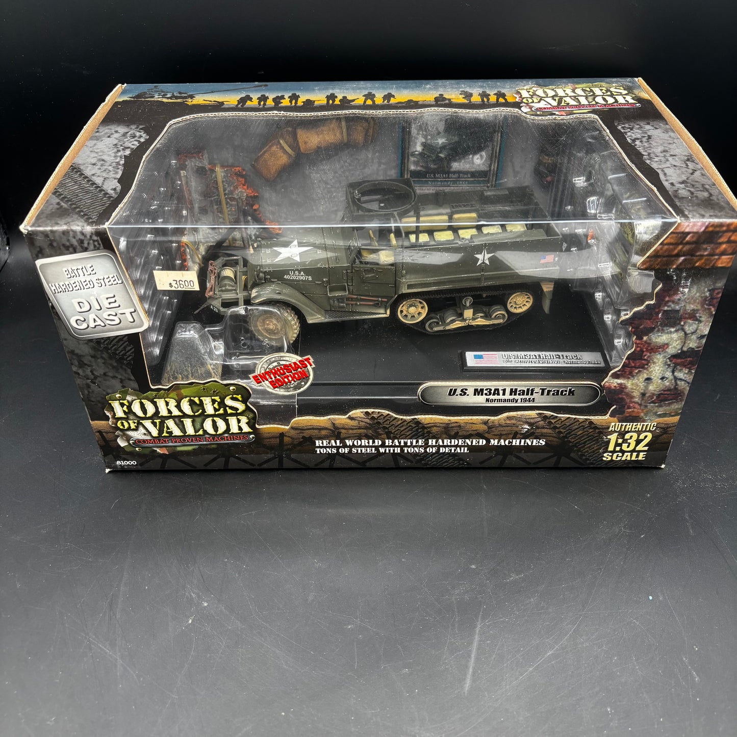 U.S. M3A1 Half-Track ;  2nd Armored Division  (Forces of Valor (Unimax), 1/32)