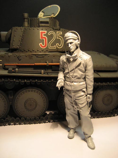 Jeff Shiu 1/16 WWII German Tank Crew 1939-40 resin figure kit, photo 10