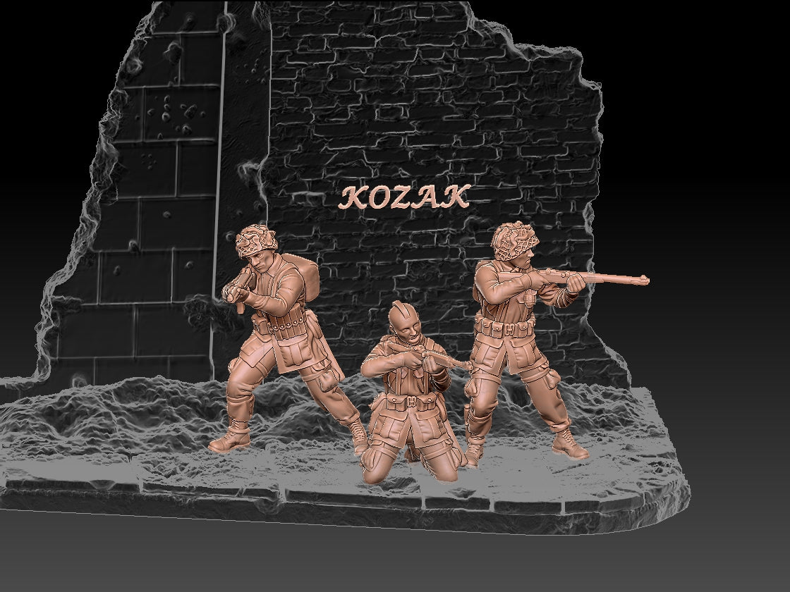 US Paratroopers Surrounded Set (figurine only)