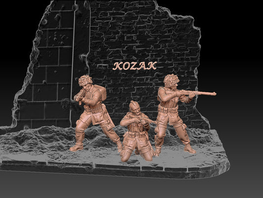 US Paratroopers Surrounded Set (figurine only)