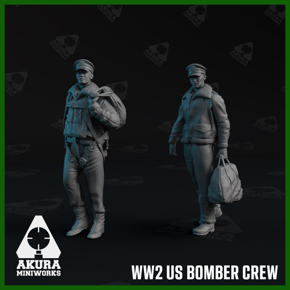 WWII US Bomber Crew & Pilot Set