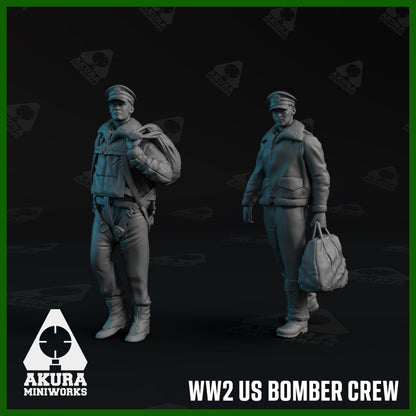 WWII US Bomber Crew & Pilot Set