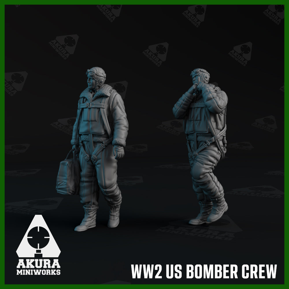 WWII US Bomber Crew & Pilot Set