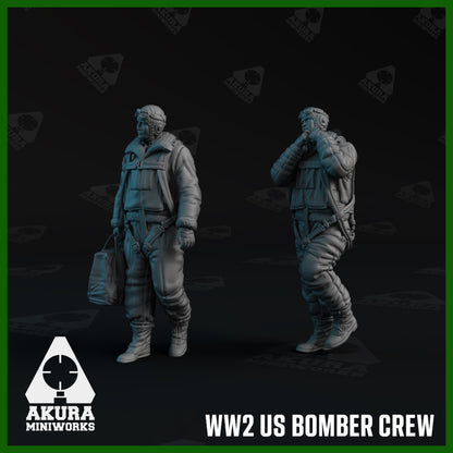 WWII US Bomber Crew & Pilot Set