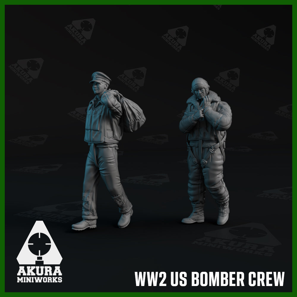 WWII US Bomber Crew & Pilot Set