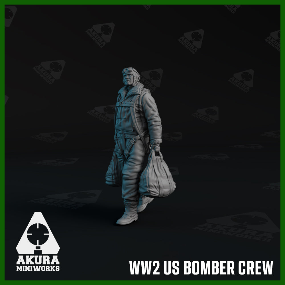 WWII US Bomber Crew & Pilot Set