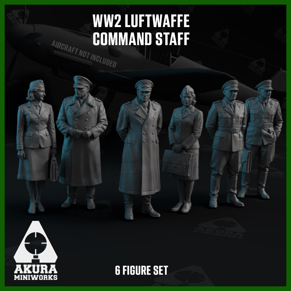 WW2 Luftwaffe Command Staff 6 Figures