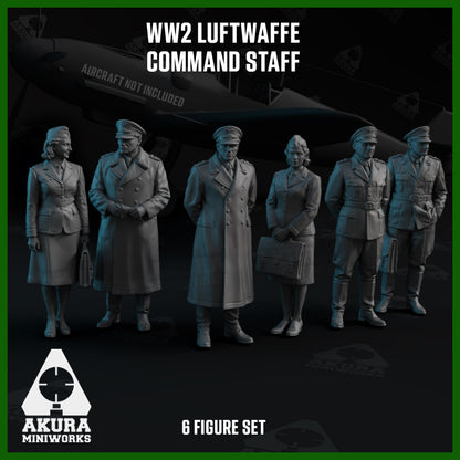 WW2 Luftwaffe Command Staff 6 Figures