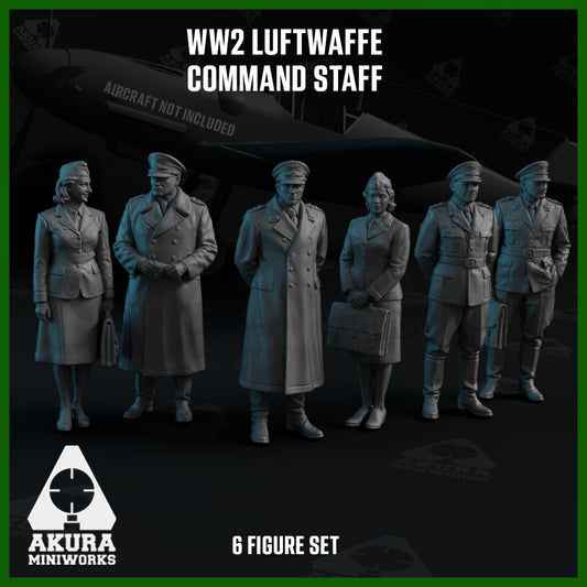 WW2 Luftwaffe Command Staff 6 Figures