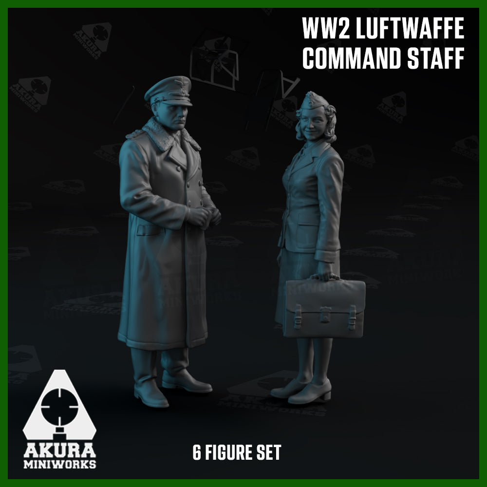 WW2 Luftwaffe Command Staff 6 Figures