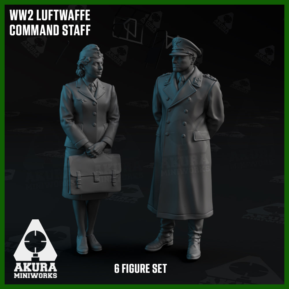 WW2 Luftwaffe Command Staff 6 Figures