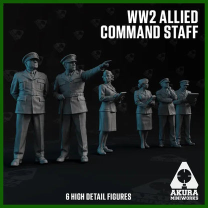 WWII Allied Command Staff
