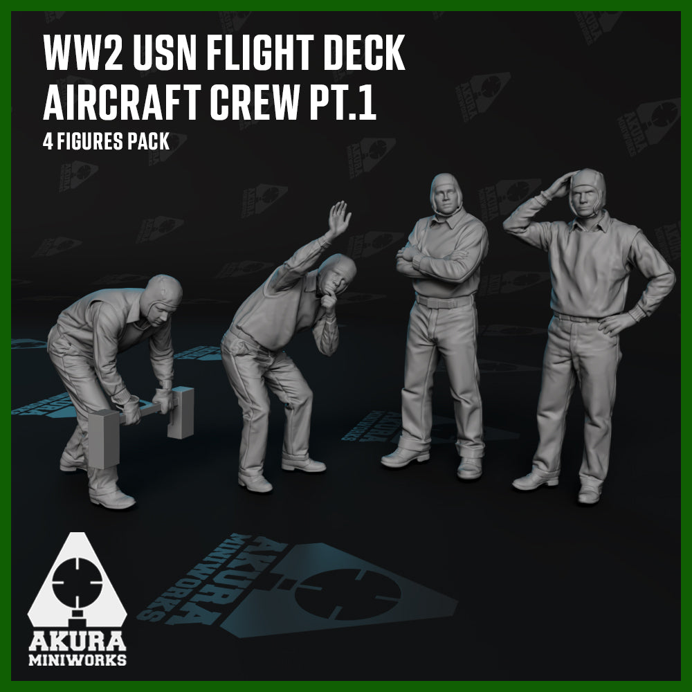 WW2 USN Flight Deck Aircraft Crew Pt.1