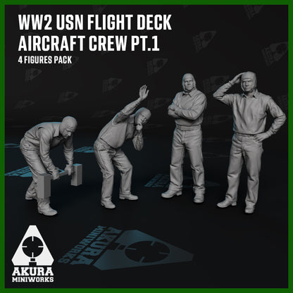 WW2 USN Flight Deck Aircraft Crew Pt.1