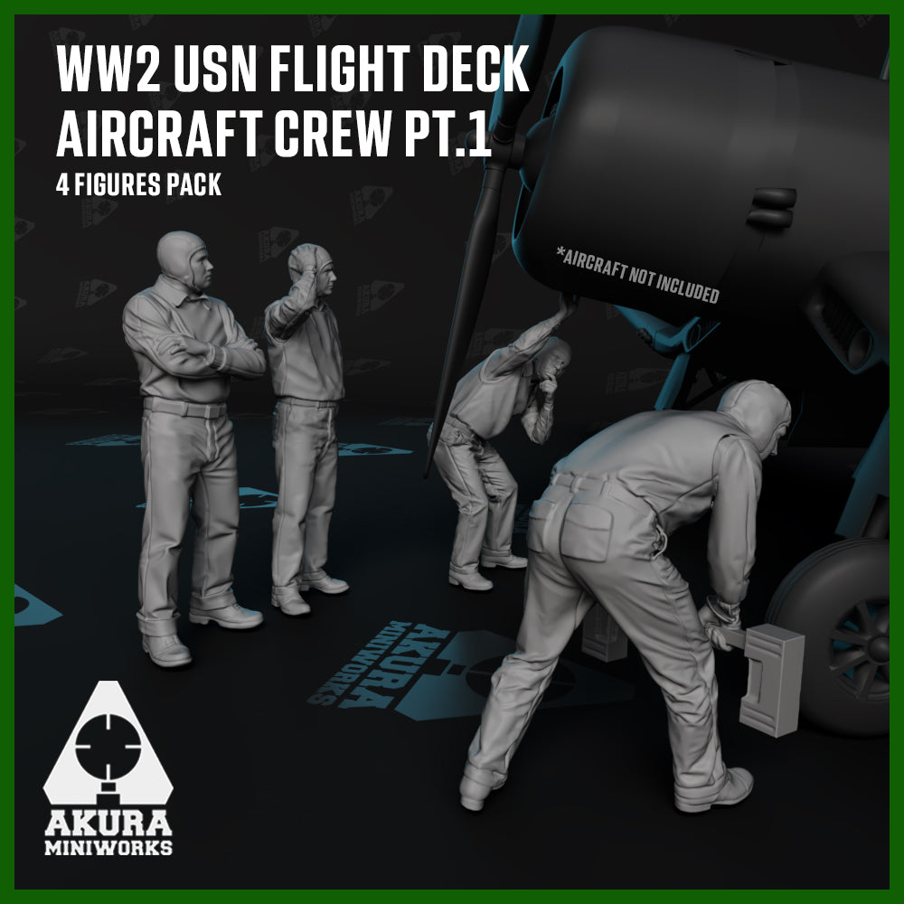 WW2 USN Flight Deck Aircraft Crew Pt.1
