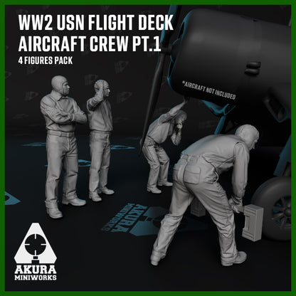 WW2 USN Flight Deck Aircraft Crew Pt.1