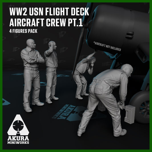 WW2 USN Flight Deck Aircraft Crew Pt.1