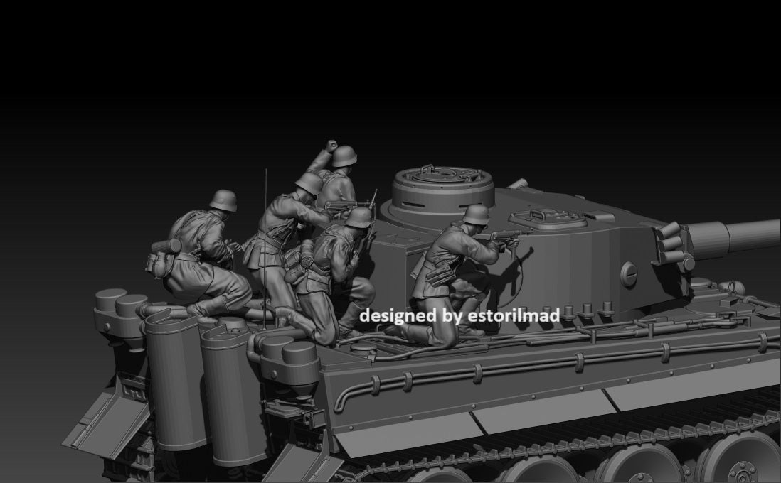 Panzer Grenadiers: Tiger I Tank Riders V2